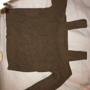 Kendall and Kylie Olive Sweater
